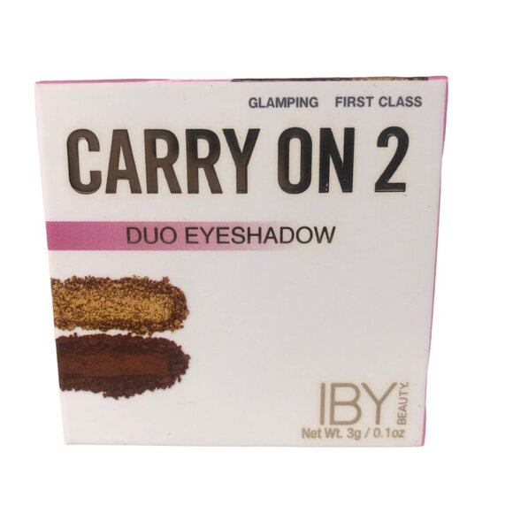 IBY Beauty Carry On Eyeshadow Duo in Glamping & First Class Travel Size 3g/0.1oz - Picture 6 of 6